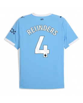 Billige Fotballdrakt Manchester City Tijjani Reijnders #4 Replika Hjemmedrakt 2025-26 Kortermet Billige Fotballdrakt Manchester City Tijjani Reijnders #4 Replika Hjemmedrakt 2025-26 Kortermet